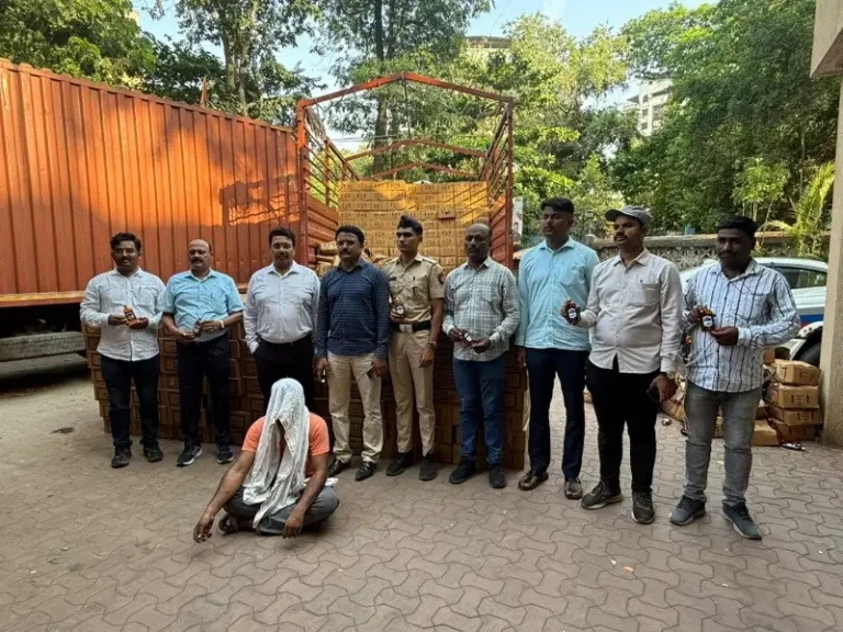 परराज्यातील अवैध मद्य वाहतुकीवर धडक कारवाई; १.९ कोटींचा मुद्देमाल जप्त