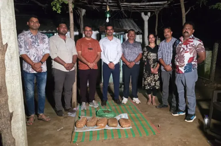 गांजाविरोधात स्थानिक गुन्हे शाखेची धडक कारवाई; ५.८४ लाखांचा मुद्देमाल जप्त