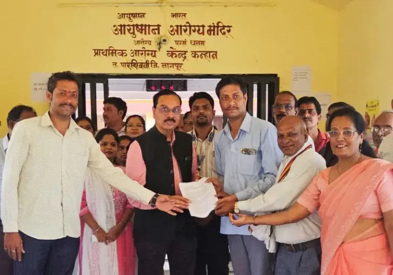 कन्हान प्राथमिक आरोग्य केंद्राला १०० खाटांच्या उपजिल्हा रुग्णालयचा दर्जा देण्याची मागणी