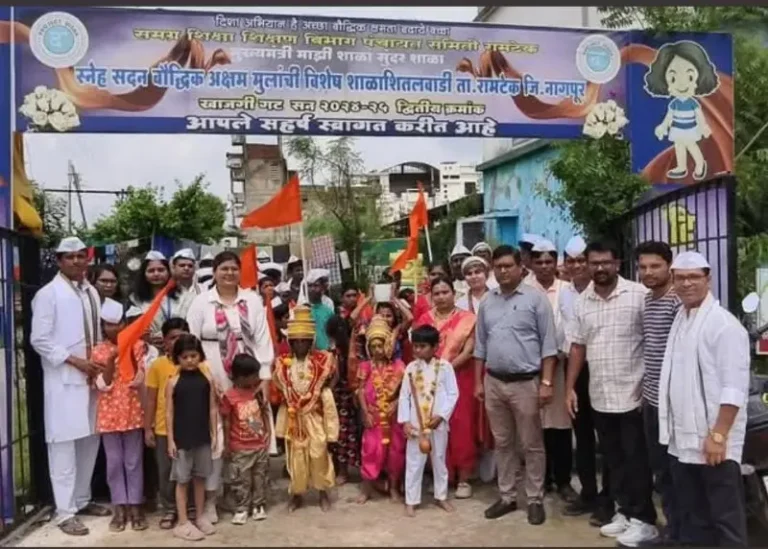 स्नेह सदन विशेष शाळेत उत्साहात रंगला आषाढी दिंडी सोहळा