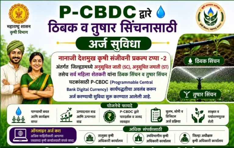 ठिबक व तुषार सिंचनासाठी आता मिळणार ९० टक्के अनुदान