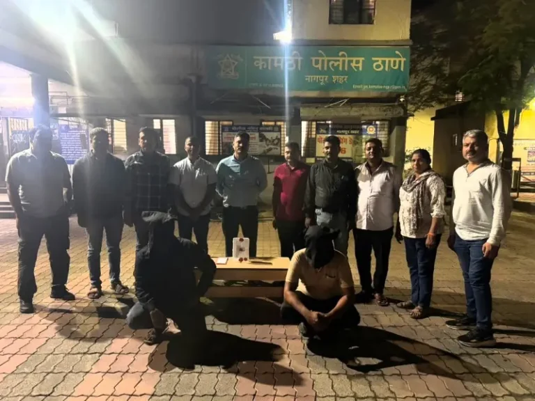 नवीन कामठीत अवैध पिस्तूलासह दोघांना अटक; ६१ हजारांचा मुद्देमाल जप्त