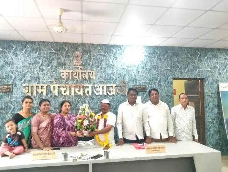 आजनी ग्रामपंचायतीची धुरा उपसरपंचाच्या खांद्यावर