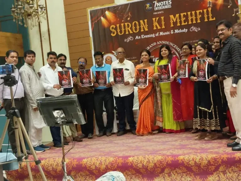 7 Notes Entertainers तर्फे ‘सुरों की महफिल’ उत्साहात; ‘द नेक्स्ट व्हॉइस – विदर्भस्तरीय सोलो सिंगिंग स्पर्धा 2026’ची भव्य घोषणा