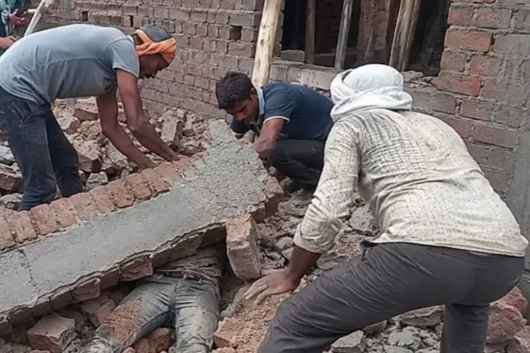 दीवार गिरने से मजदूर की मौत
