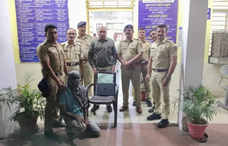 सीसीटीवी फुटेज ने खोले लैपटॉप चोरी के राज