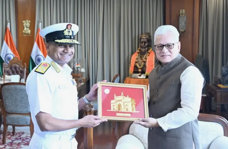 Maha Governor felicitates Admiral Krishna Swaminathan