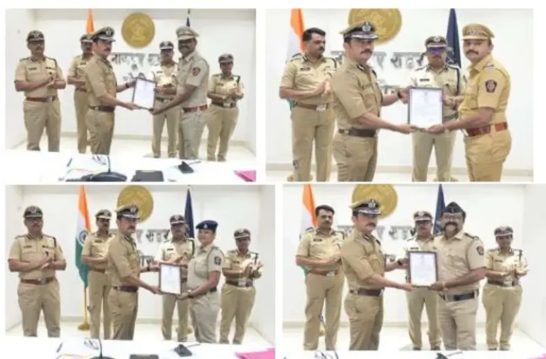 पुलिस के जांबाजों का हुआ सम्मान