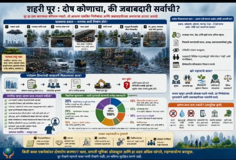 शहरी पूर : दोष कोणाचा, की जबाबदारी सर्वांची?