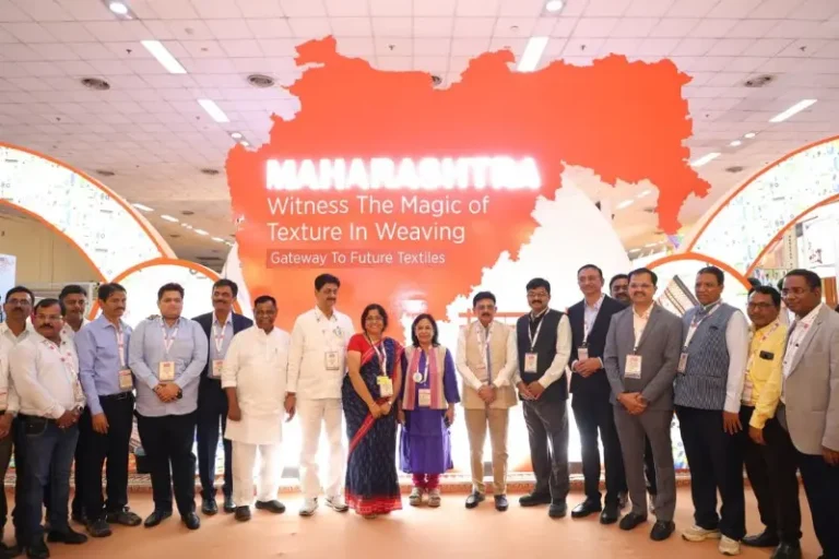 वस्त्रोद्योग मंत्री संजय सावकारे यांच्या हस्ते ‘भारत टेक्स’मधील महाराष्ट्र दालनाचे उद्घाटन