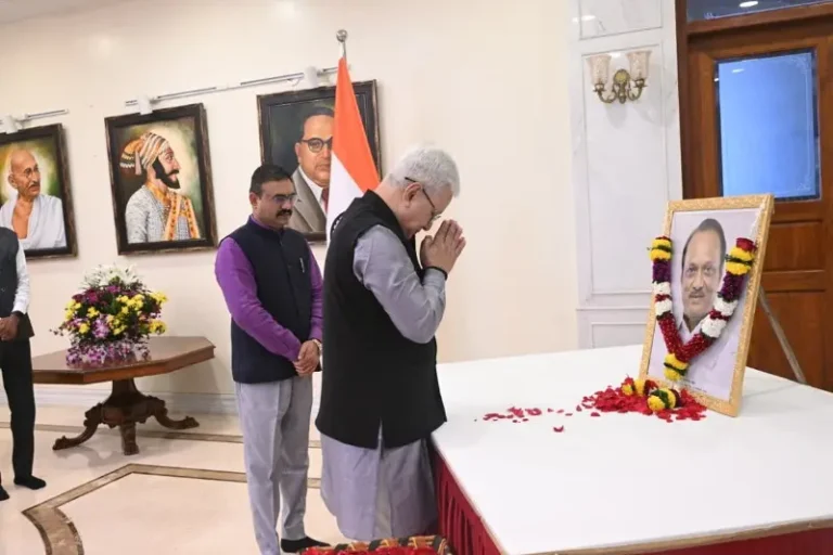 Governor pays tributes to Ajit Pawar on birth anniversary