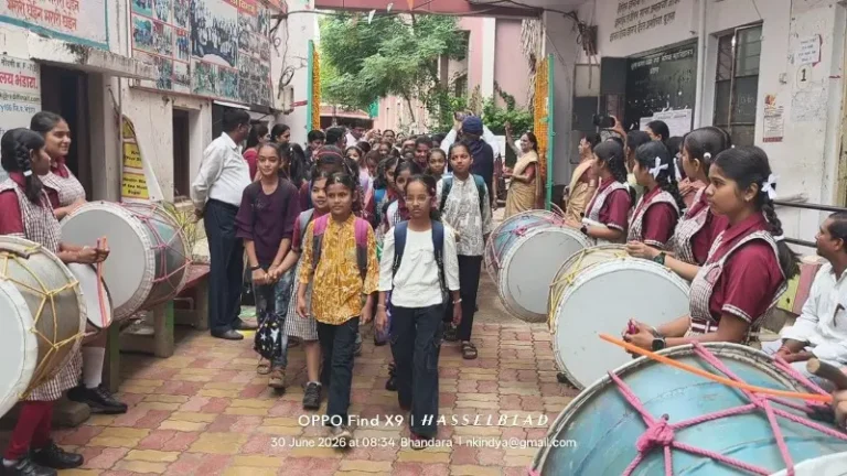 भंडारा जिल्ह्यात शाळा प्रवेशोत्सव उत्साहात