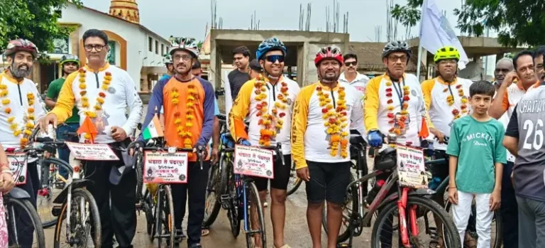 भंडाऱ्यातून पंढरपूरसाठी साडेसातशे किलोमीटरची सायकल वारी रवाना बायसिकल असोसिएशनचे