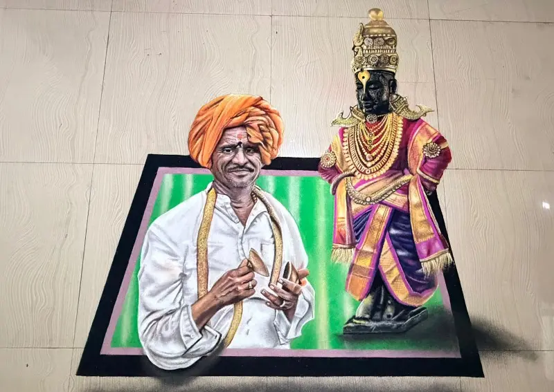 भक्तीचे‘परफेक्शन’गणेशपुरातचित्रावैद्ययांनीरांगोळीतूनसाकारलासाक्षात_copy_800x567