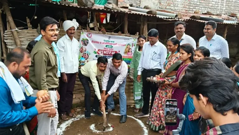विकसित भारत रोजगार व आजीविका हमी अभियान योजनेचा जिल्हास्तरीय शुभारंभ