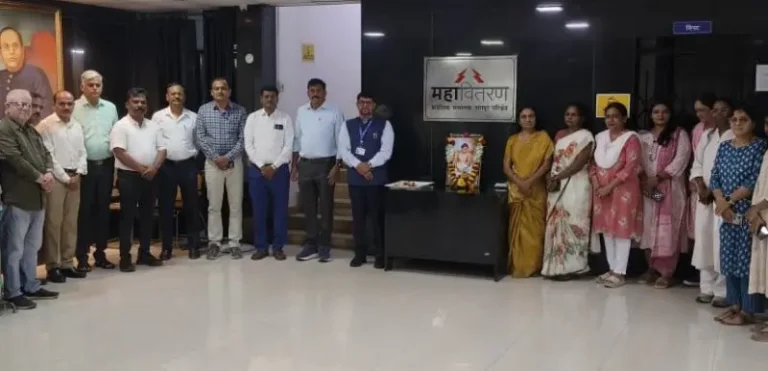 संत शिरोमणी प्रज्ञाचक्षू श्री गुलाबराव महाराज यांच्या जयंतीनिमित्त महावितरणतर्फे विनम्र अभिवादन