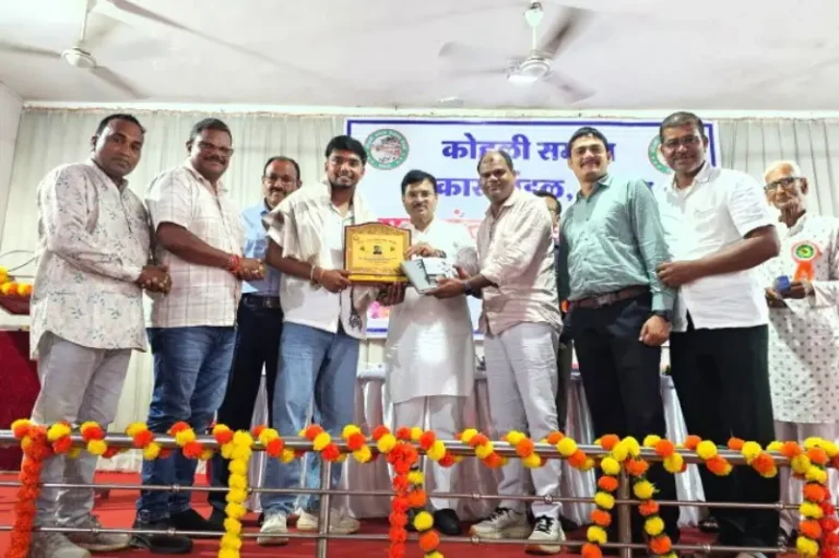 कोहळी समाजाचा अभिमानास्पद क्षण; हर्ष पुस्तोडे यांचा सन्मान
