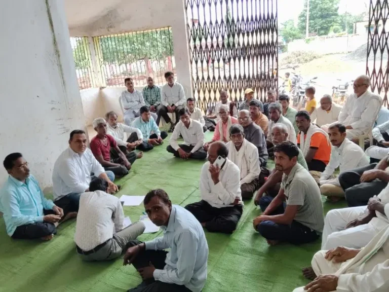 धान उत्पादकांचा एल्गार! पिंपळगाव-खांबी येथे ‘अन्नदाता’ची शाखा स्थापन