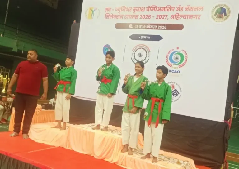 कन्हानच्या बीकेसीपी शाळेच्या कुस्तीपटुंची राज्यस्तरीय स्पर्धेत दमदार कामगिरी