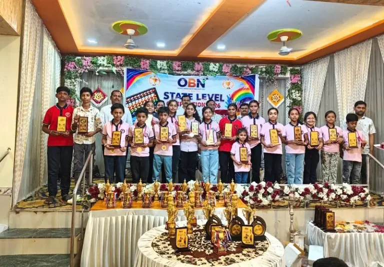 ओबीएन राज्यस्तरीय अबॅकस व रेनबो ड्रॉईंग स्पर्धेत ३५० विद्यार्थ्यांचा उत्स्फूर्त सहभाग
