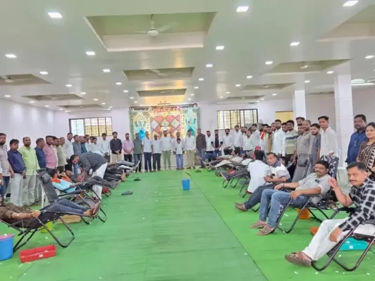मोर्शी येथे स्व. अजितदादा पवार यांच्या जयंतीनिमित्त भव्य रक्तदान शिबिरात २७८ रक्तदात्यांचे रक्तदान ! 
