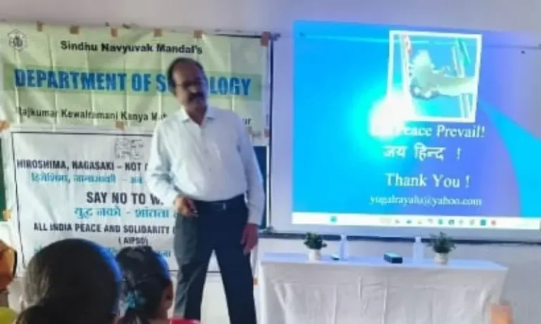 हिरोशिमा दिनानिमित्त अणुयुद्धाविरोधी जनजागृती कार्यक्रम