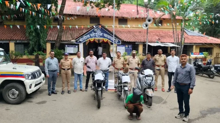 वाहन चोर गिरफ्तार, तीन चोरी के मामले उजागर