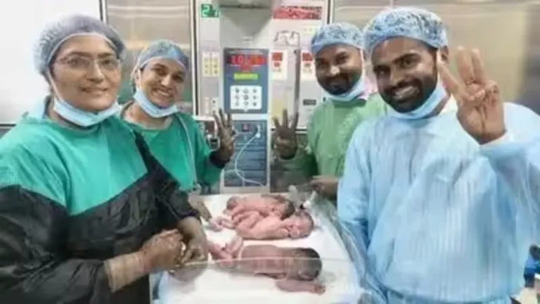 गढ़चिरोली में हाई रिस्क ट्रिपलेट डिलीवरी सफल