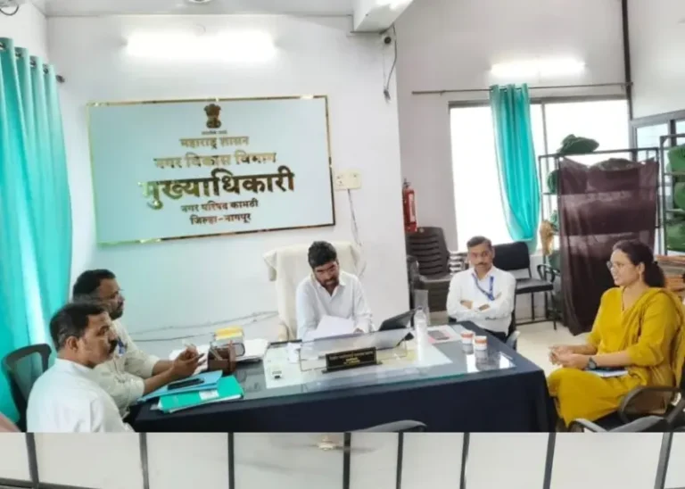८ ऑगस्टपर्यंत एसआयआरचे काम १०० टक्के पूर्ण करा;-मुख्यधिकारी विनोद जाधव