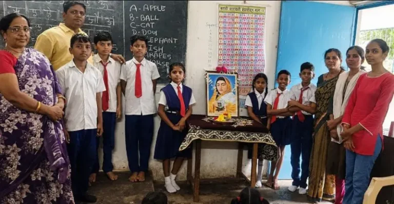 एकात्मता उच्च प्राथमिक विद्यालय येथे पुण्यश्लोक अहिल्यादेवी होळकर यांच्या पुण्यतिथीनिमित्त कार्यक्रम उत्साहात संपन्न