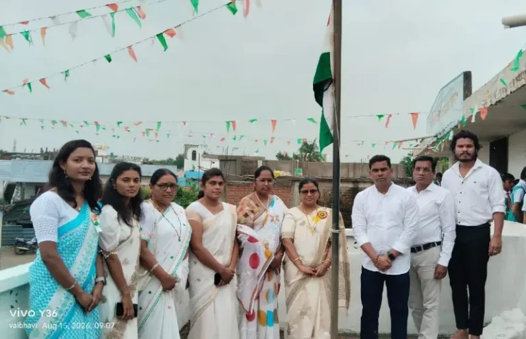 विश्रांती कॉन्व्हेंट स्कूल निमखेडा येथे स्वतंत्रता दिवस उत्साहात साजरा