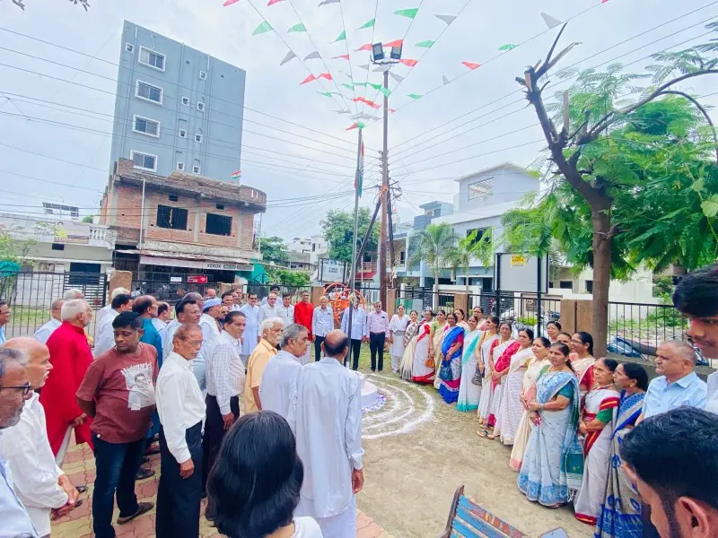 अमरनगरमध्ये स्वातंत्र्यदिन सोहळा उत्साहात साजरा अमरनगरमध्ये स्वातंत्र्यदिन सोहळा उत्साहात साजरा