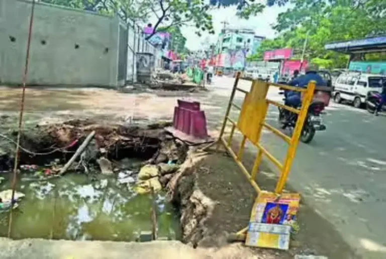 काचीपुरा नाले का रास्ता साफ, 4 अवैध पुल ध्वस्त