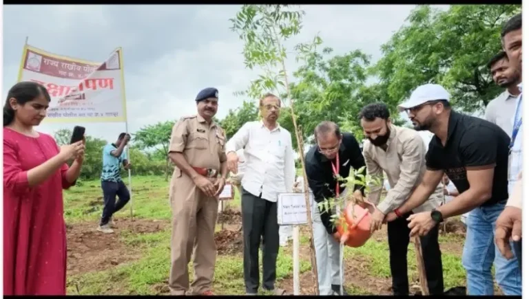 Renovatio Foundation & R Sandesh Group Plant 3,000 Trees at SRPF Campus with Support from NMC