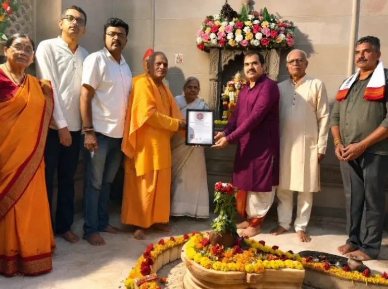 २४ तास अखंड शिवमहिम्न स्तोत्र पठणाच्या विश्वविक्रमाची ऐतिहासिक नोंद