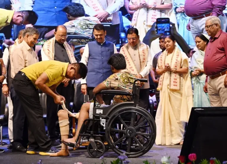 दिव्यांग शिबिराच्या माध्यमातून 2 हजार 773 लाभार्थ्यांना विविध साहित्यांचे वाटप