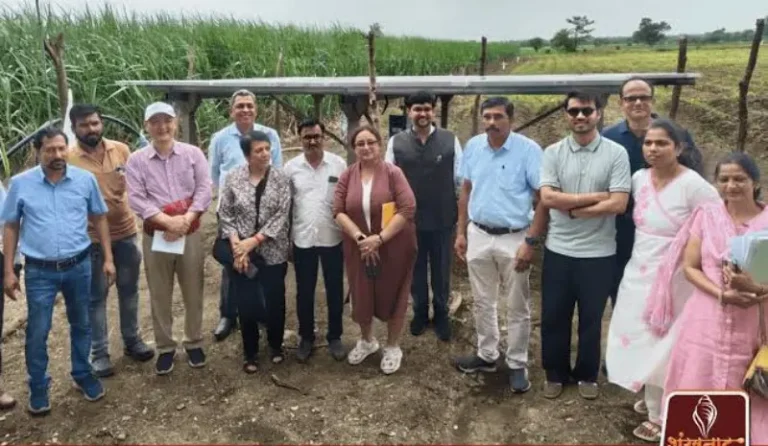एआयआयबीच्या शिष्टमंडळाकडून विकासकामांची पाहणी; महावितरणच्या कामगिरीबद्दल व्यक्त केले समाधान!