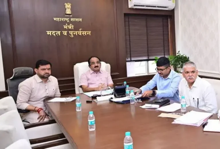 मावळ तालुक्यातील दरडग्रस्त गावांच्या पुनर्वसनासाठी प्रशासनाने गतीने कार्यवाही करावी –  मदत व पुनर्वसन मंत्री मकरंद जाधव पाटील