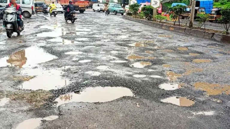 नागपूरच्या रस्त्यांवर खड्डे की विकासाचा दावा?