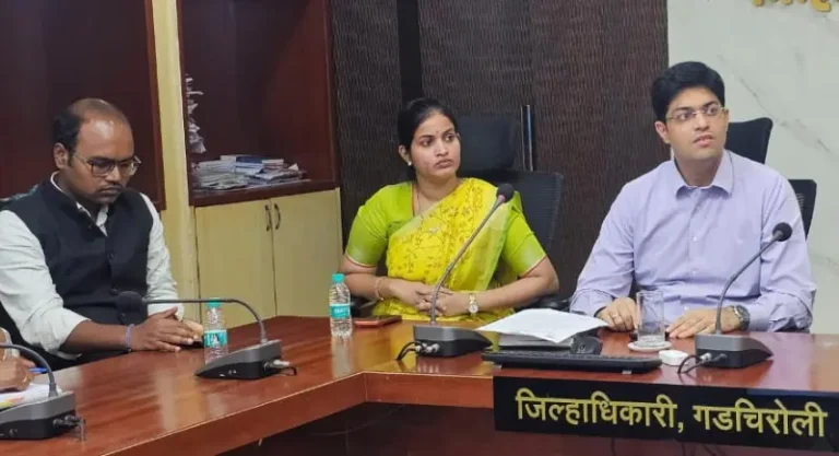 गडचिरोलीच्या पुढील ३० वर्षांच्या विकासाचा प्रादेशिक आराखडा वर्षभरात पूर्ण करा – जिल्हाधिकारी अविश्यांत पंडा