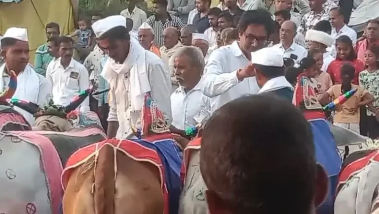 मोहगाव देवी येथे पारंपरिक बैलपोळा उत्साहात संपन्न