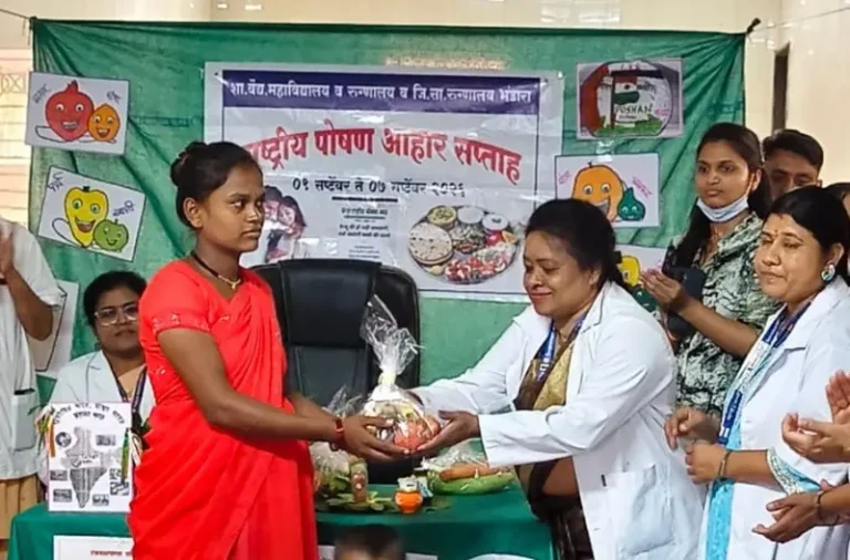 पोषण आहार सप्ताहाचा शुभारंभ