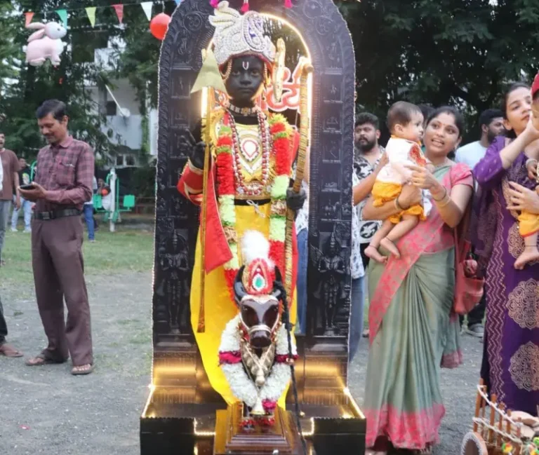 गांधीनगरच्या तान्ह्या पोळ्यात अयोध्येचे प्रभू श्रीराम अवतरले