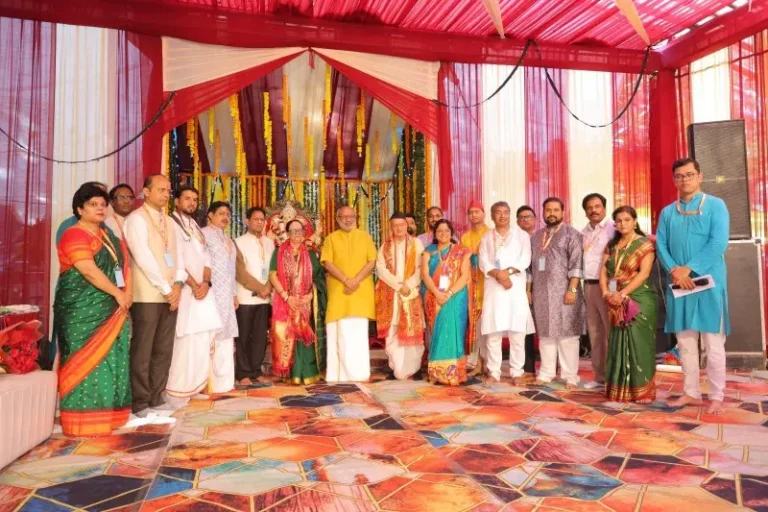 महाराष्ट्र सदनात उत्साहात गणरायाची प्रतिष्ठापना