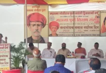 महात्मा फुले शिक्षण संस्थेत सत्यशोधक समाज वर्धापन दिन साजरा