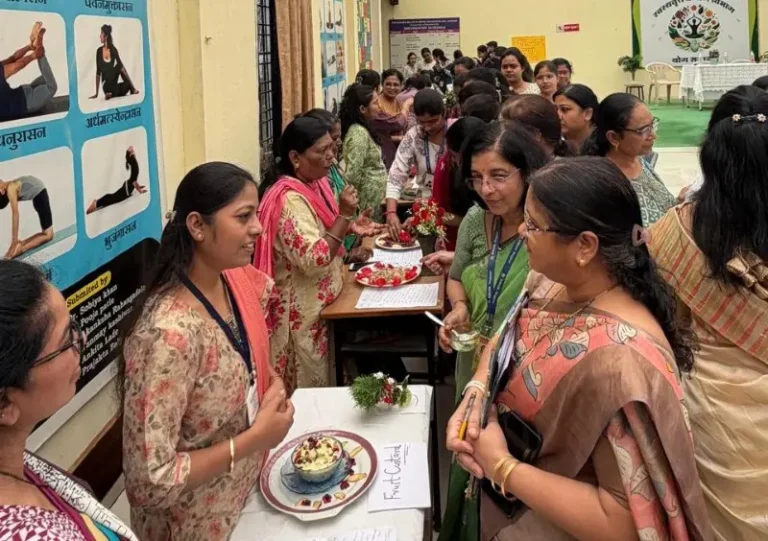 पौष्टिक आहाराचा संदेश देत पाककला स्पर्धा उत्साहात