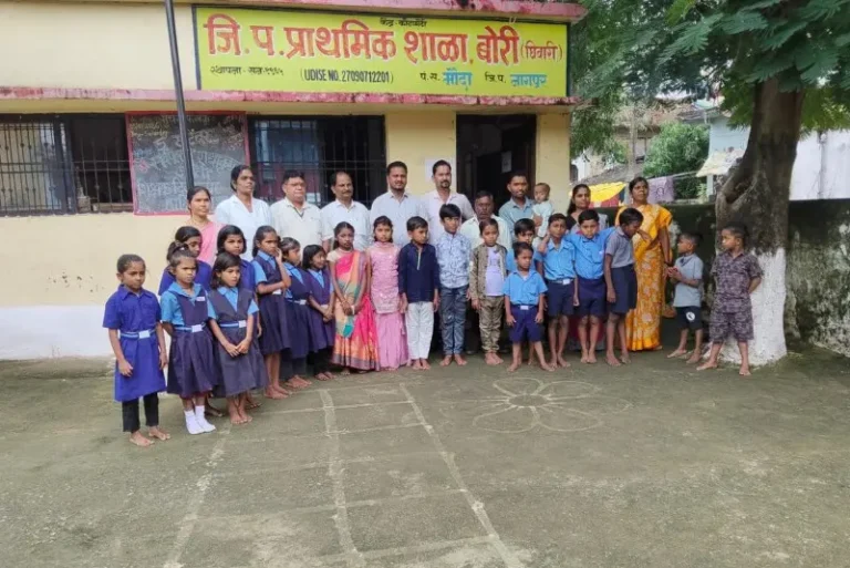 बोरी (घिवारी) येथे शिक्षक दिन साजरा