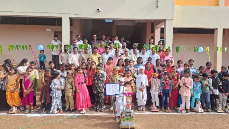 जिल्हा परिषद आदर्श शाळा घोटमुंढरी येथे आनंददायी शनिवार उपक्रम अंतर्गत विद्यार्थ्यांचा कौतुकास्पद कार्यक्रम