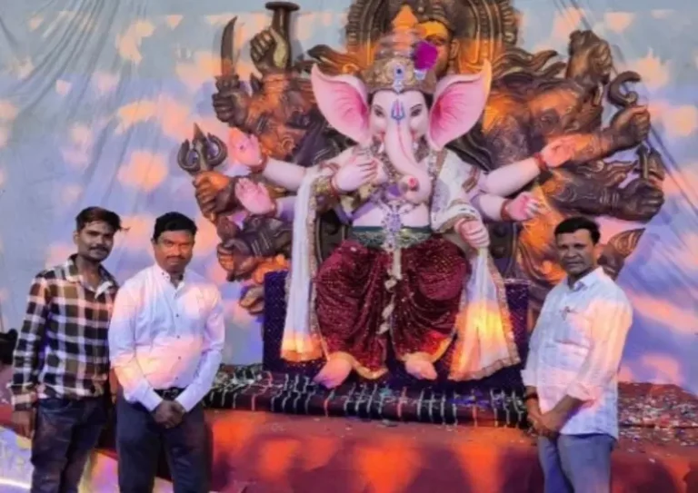 दुर्गादेवी नगरात गणरायाचे दर्शन