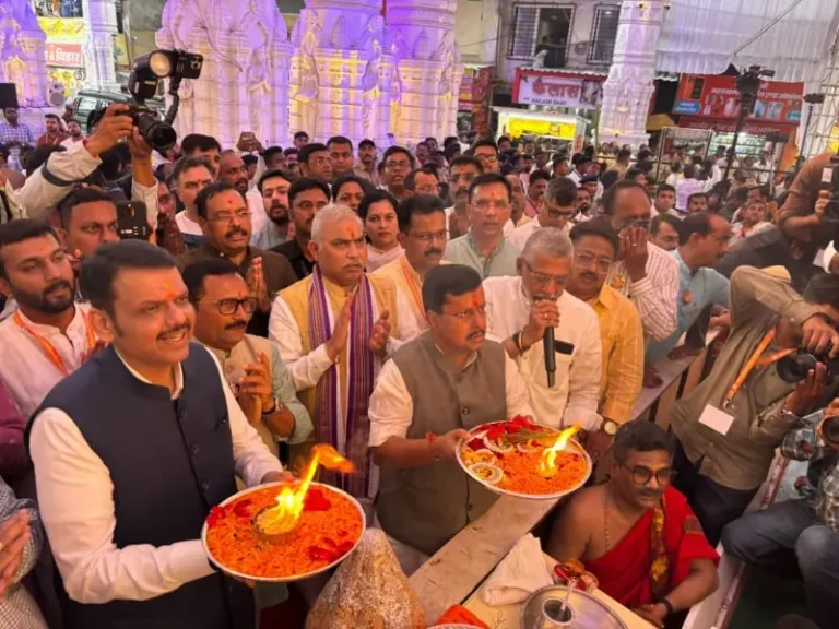 भाजपा राष्ट्रीय अध्यक्ष नितीन नबीन यांनी घेतले पुण्यातील कसबा, दगडूशेठ हलवाई गणपतीचे दर्शन 